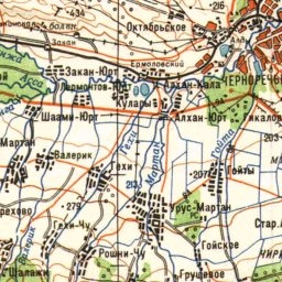 Грозный на карте